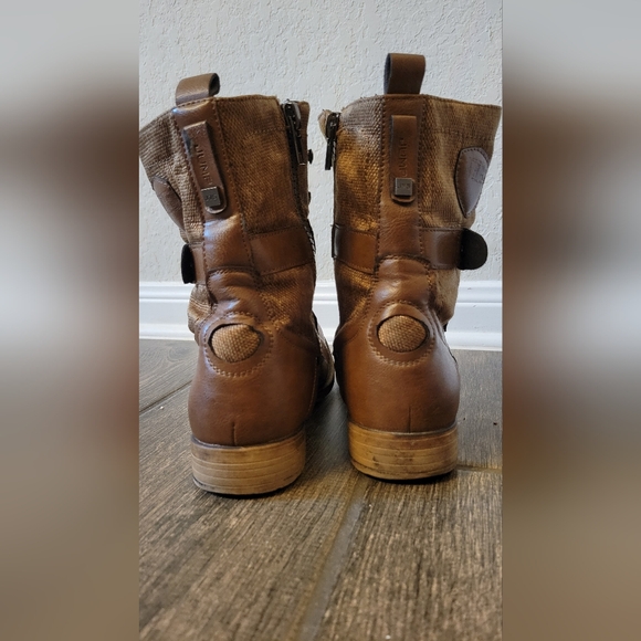 J75 by Jump Deploy Stylish Mid-calf Tan Combat/Military Boots for Men Sz 7 Used - Picture 5 of 7